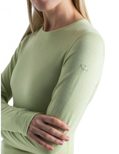 Мерино фланела - Icebreaker - Womens Merino 200 Oasis Long Sleeve Crewe Thermal Top