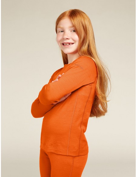 Детска мерино блуза - Icebreaker - Kids Merino 200 Oasis LS crewe