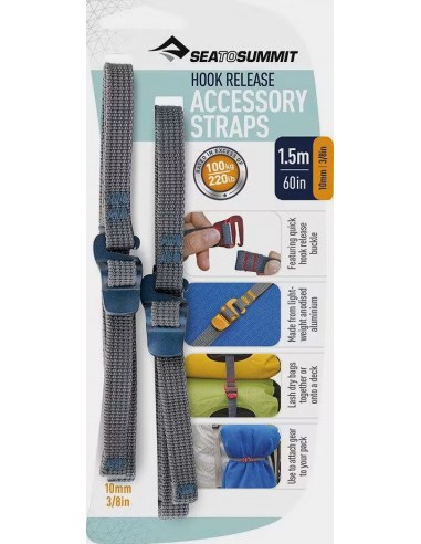 Ремък за багаж - Sea to Summit - Accessory Straps with Hook release 10 mm