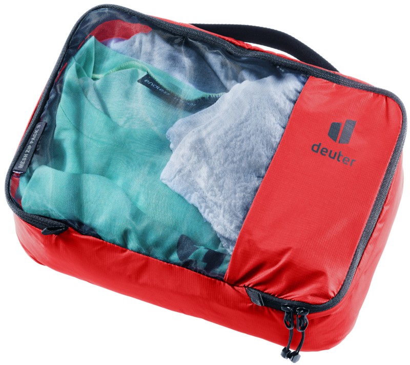 Органайзер за багаж с цип - Deuter - Mesh Zip Pack 3 - Cherry