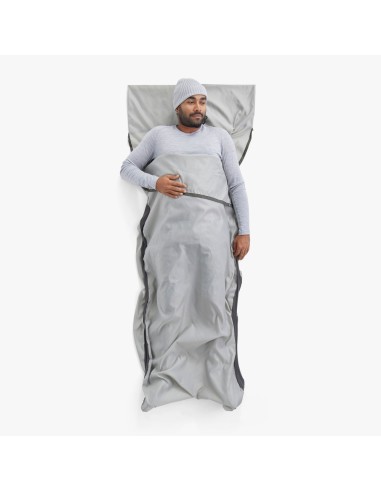 Чаршаф за спален чувал -Silk Blend Sleeping Bag Liner - Standard grey