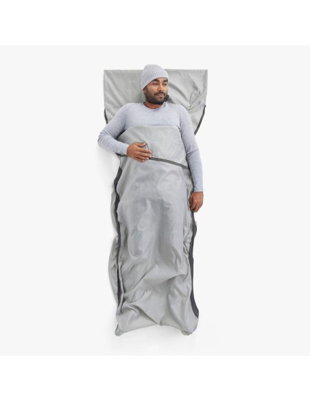Чаршаф за спален чувал -Silk Blend Sleeping Bag Liner - Standard grey