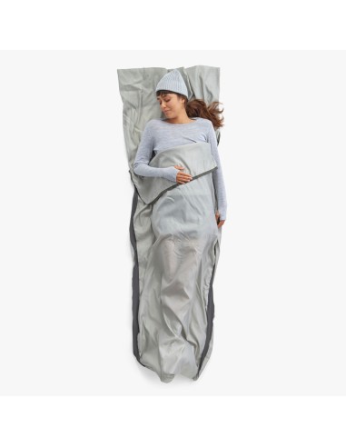 Чаршаф за спален чувал -Silk Blend Sleeping Bag Liner - Standard grey