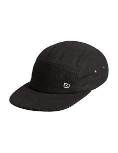 Вълнена шапка с козирка - Ortovox - Wool Cap - Black raven