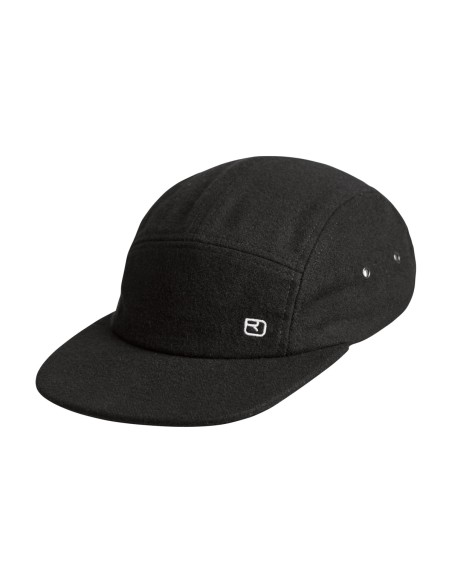 Вълнена шапка с козирка - Ortovox - Wool Cap - Black raven