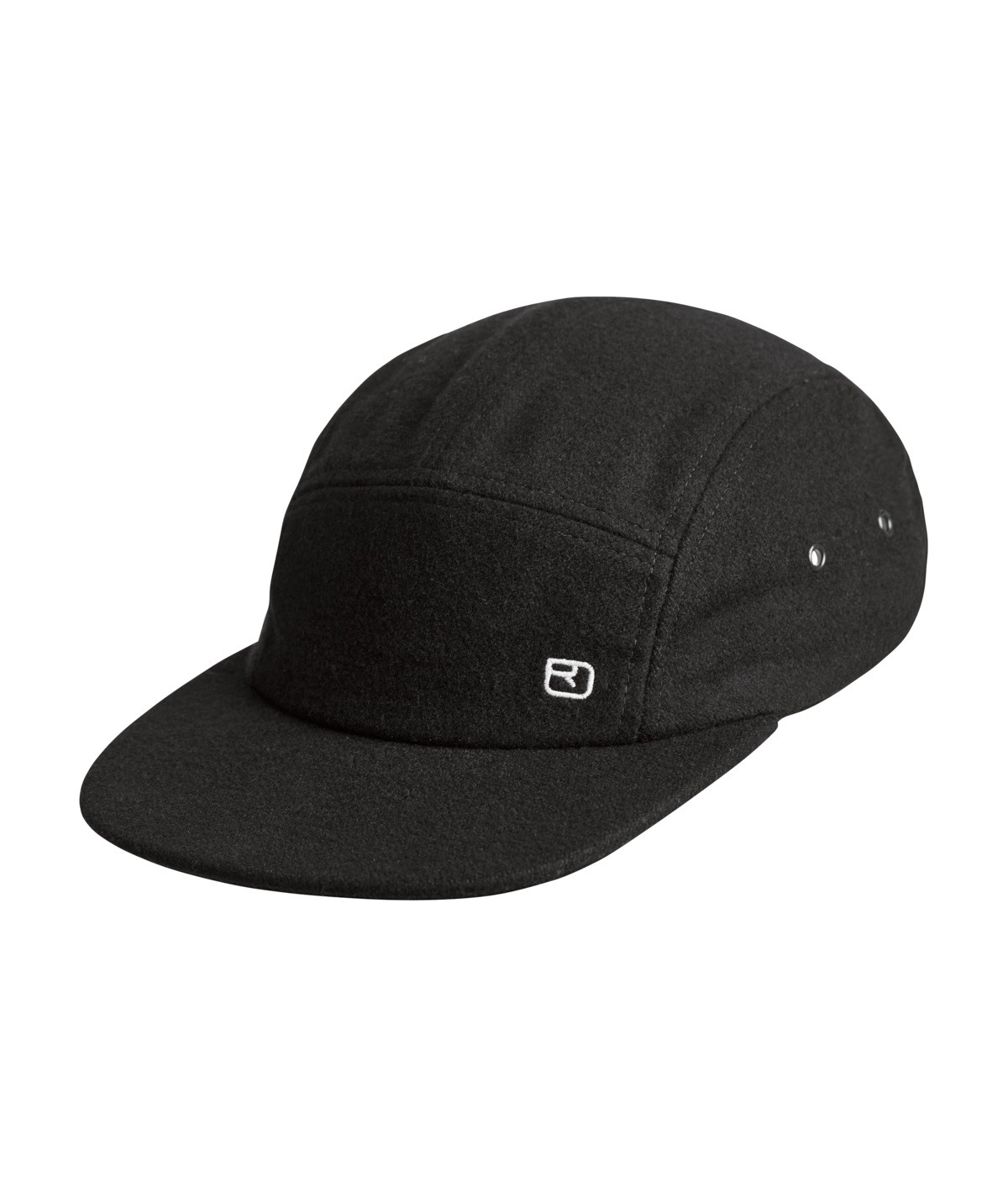 Вълнена шапка с козирка - Ortovox - Wool Cap - Black raven