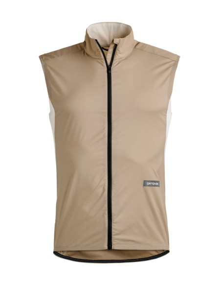 Ветроустойчив елек за колоездене - Ortovox - Sequence Wind Vest Mens - Dark linen