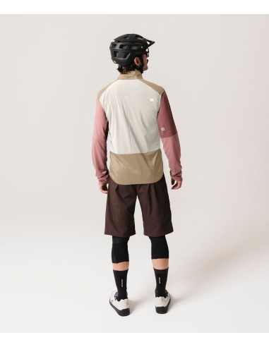 Ветроустойчив елек за колоездене - Ortovox - Sequence Wind Vest Mens - Dark linen