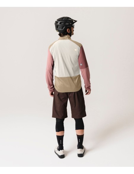Ветроустойчив елек за колоездене - Ortovox - Sequence Wind Vest Mens - Dark linen