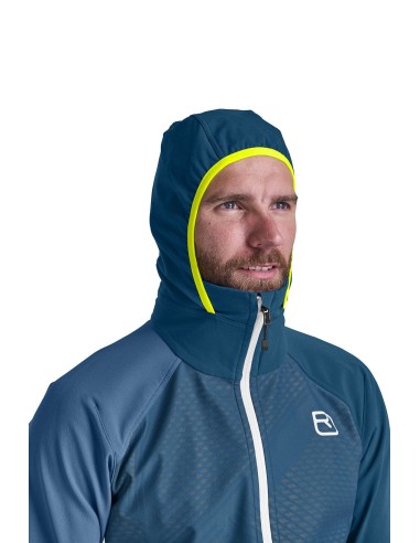 Хибридно яке - Ortovox - SW Col Becchei Hybrid Jackekt Mens - Clay orange