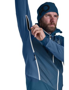 Хибридно яке - Ortovox - SW Col Becchei Hybrid Jackekt Mens - Mountain blue 2