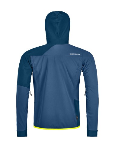 Хибридно яке - Ortovox - SW Col Becchei Hybrid Jackekt Mens - Mountain blue