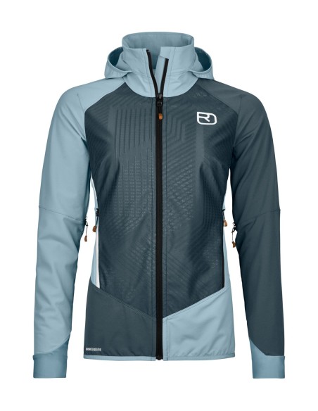 Хибридно яке - Ortovox - SW Col Becchei hybrid Jacket Womens - Glacier grey