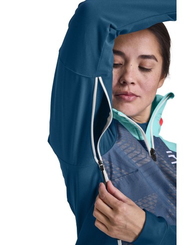 Хибридно яке - Ortovox - SW Col Becchei hybrid Jacket Womens - Glacier grey