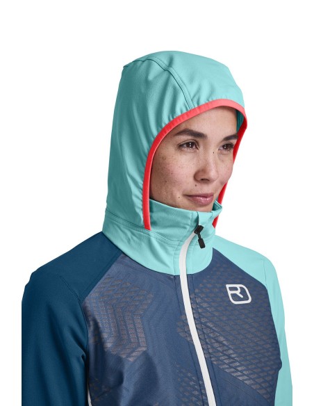Хибридно яке - Ortovox - SW Col Becchei hybrid Jacket Womens - Glacier grey