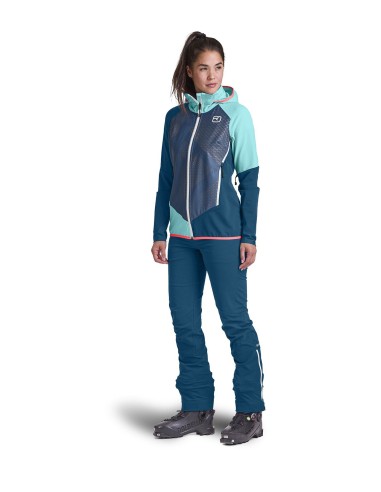 Хибридно яке - Ortovox - SW Col Becchei hybrid Jacket Womens - Glacier grey