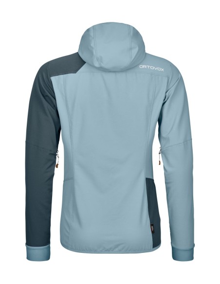 Хибридно яке - Ortovox - SW Col Becchei hybrid Jacket Womens - Glacier grey