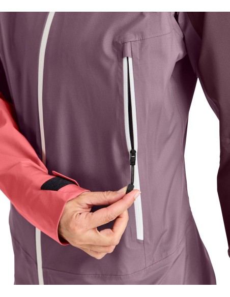 Яке трислойна мембрана - Ortovox - Westalpen 3L Light Jacket Womens - Arctic grey