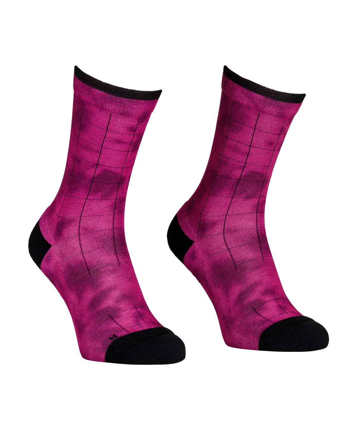 Чорапи за колоездене - Ortovox - MTB Mid Sock Womens - Pink splash