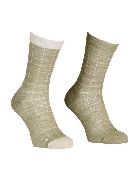 Чорапи за колоездене - Ortovox - MTB Mid Light Sock Mens - Dark linen