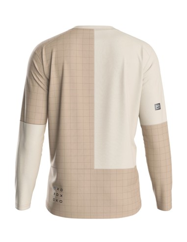 Джърси с дълъг ръкав за колоездене - Ortovox - Sequence Trail Jersey LS Mens - Dark linen