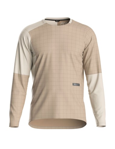 Джърси с дълъг ръкав за колоездене - Ortovox - Sequence Trail Jersey LS Mens - Dark linen