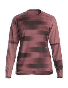 Джърси с дълъг ръкав за колоездене - Ortovox - Sequence Trail Jersey LS Womens - Chestnut