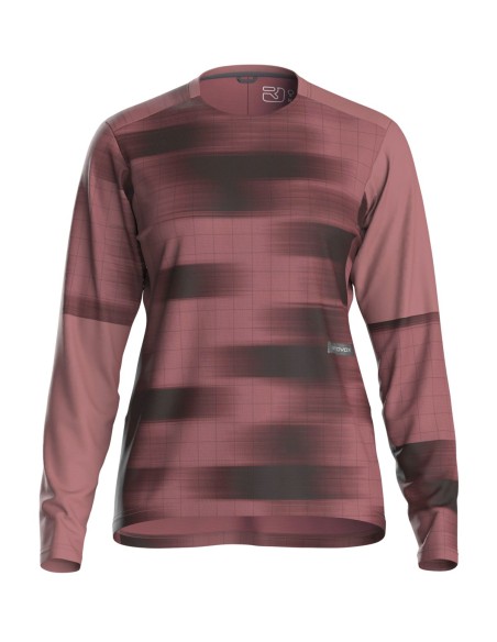 Джърси с дълъг ръкав за колоездене - Ortovox - Sequence Trail Jersey LS Womens - Chestnut