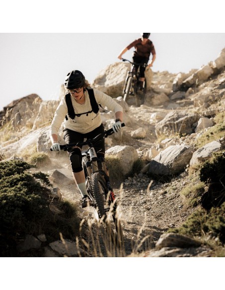Джърси с дълъг ръкав за колоездене - Ortovox - Sequence Trail Jersey LS Womens - Chestnut