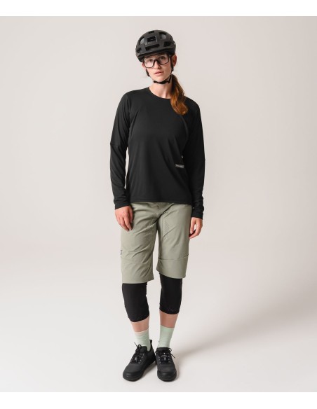 Джърси с дълъг ръкав за колоездене - Ortovox - Sequence Trail Jersey LS Womens - Chestnut