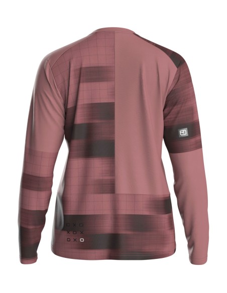 Джърси с дълъг ръкав за колоездене - Ortovox - Sequence Trail Jersey LS Womens - Chestnut