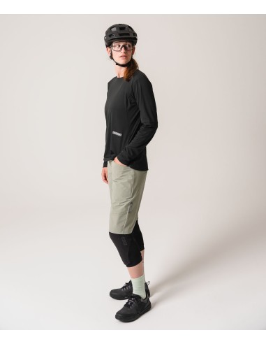 Джърси с дълъг ръкав за колоездене - Ortovox - Sequence Trail Jersey LS Womens - Chestnut