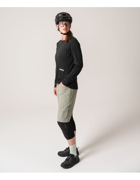 Джърси с дълъг ръкав за колоездене - Ortovox - Sequence Trail Jersey LS Womens - Chestnut