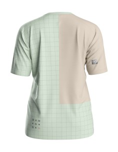 Джърси с къс ръкав за колоездене - Ortovox - Sequence Trail Jersey TS Womens - Green acid 2