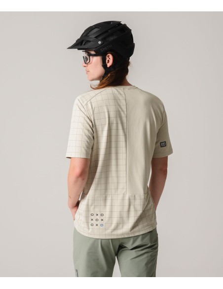 Джърси с къс ръкав за колоездене - Ortovox - Sequence Trail Jersey TS Womens - Green acid