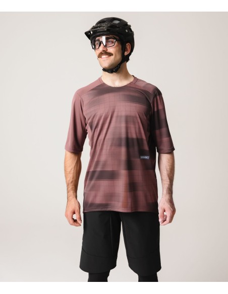 Джърси с къс ръкав за колоездене - Ortovox - Sequence Trail Jersey TS Mens - Chestnut