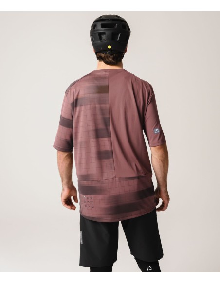 Джърси с къс ръкав за колоездене - Ortovox - Sequence Trail Jersey TS Mens - Chestnut
