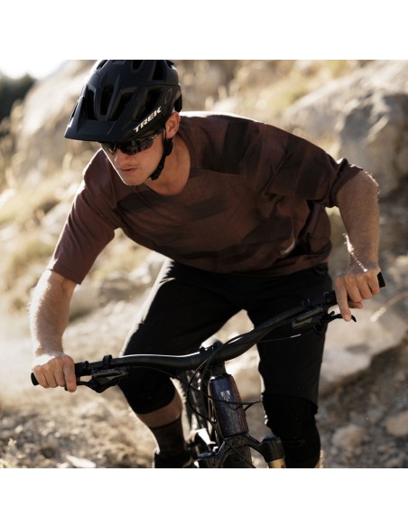 Джърси с къс ръкав за колоездене - Ortovox - Sequence Trail Jersey TS Mens - Chestnut