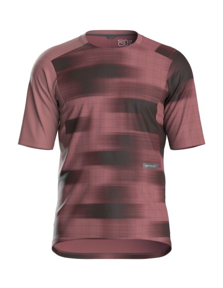 Джърси с къс ръкав за колоездене - Ortovox - Sequence Trail Jersey TS Mens - Chestnut
