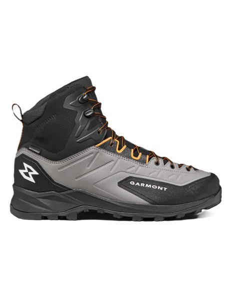 Туристически обувки - Garmont - Oron Mid WP - Skyline grey/Flame orange