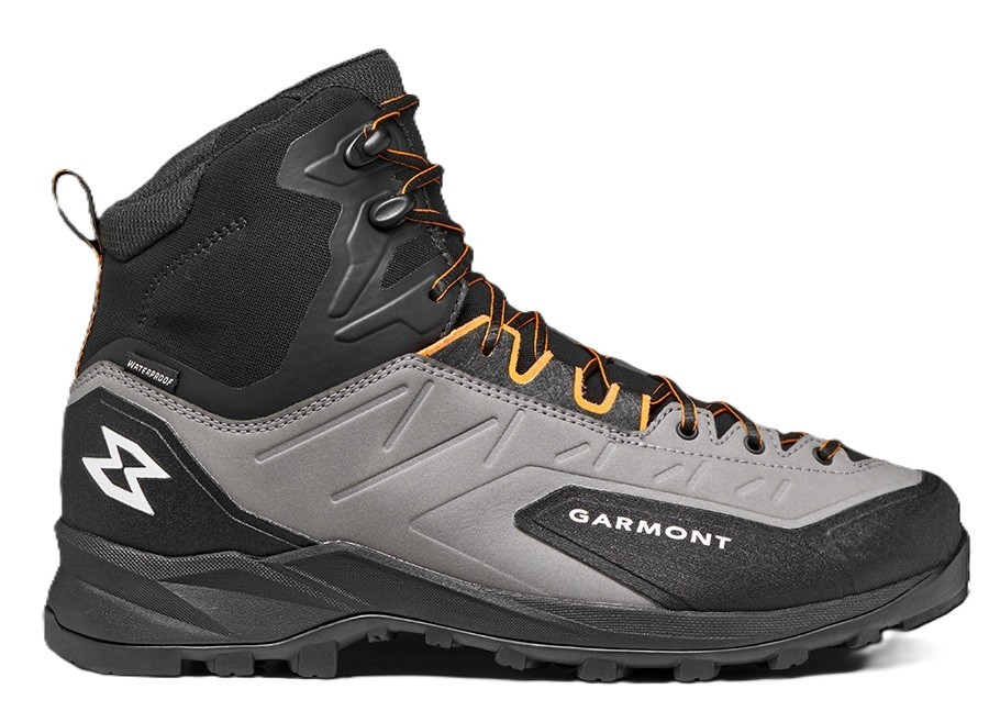Туристически обувки - Garmont - Oron Mid WP - Skyline grey/Flame orange