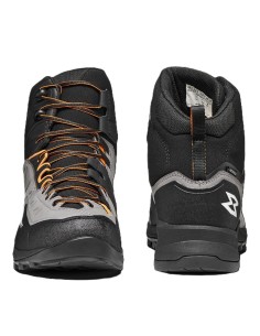 Туристически обувки - Garmont - Oron Mid WP - Skyline grey/Flame orange 2