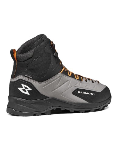 Туристически обувки - Garmont - Oron Mid WP - Skyline grey/Flame orange