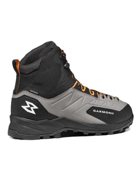 Туристически обувки - Garmont - Oron Mid WP - Skyline grey/Flame orange