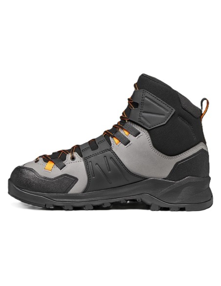 Туристически обувки - Garmont - Oron Mid WP - Skyline grey/Flame orange