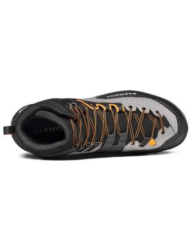 Туристически обувки - Garmont - Oron Mid WP - Skyline grey/Flame orange
