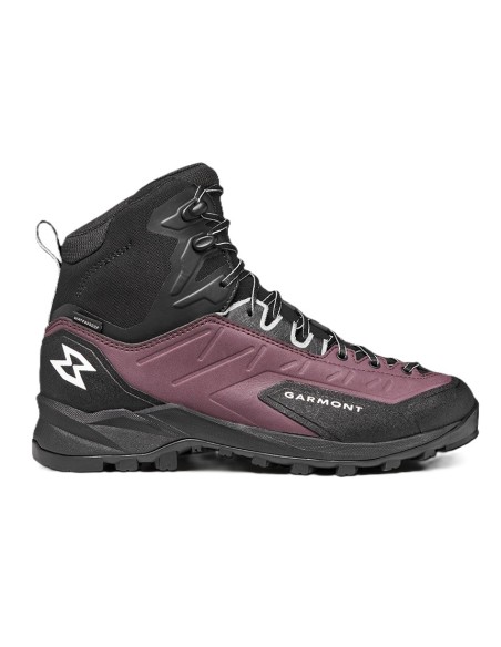 Туристически обувки - Garmont - Oron Mid WP - Black/Huckleberry violet