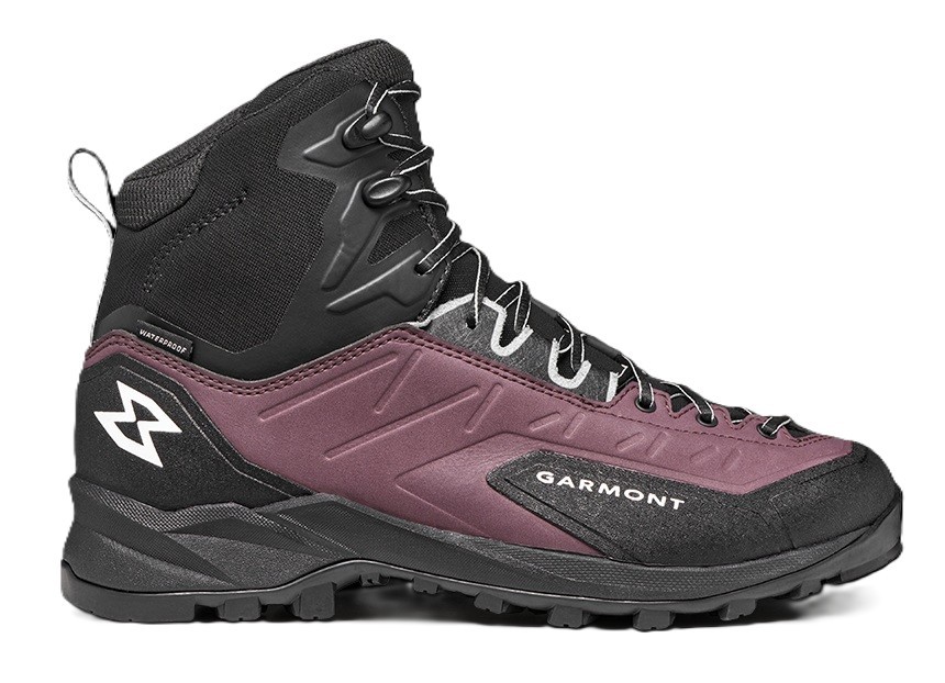 Туристически обувки - Garmont - Oron Mid WP - Black/Huckleberry violet