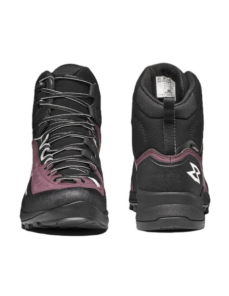 Туристически обувки - Garmont - Oron Mid WP - Black/Huckleberry violet