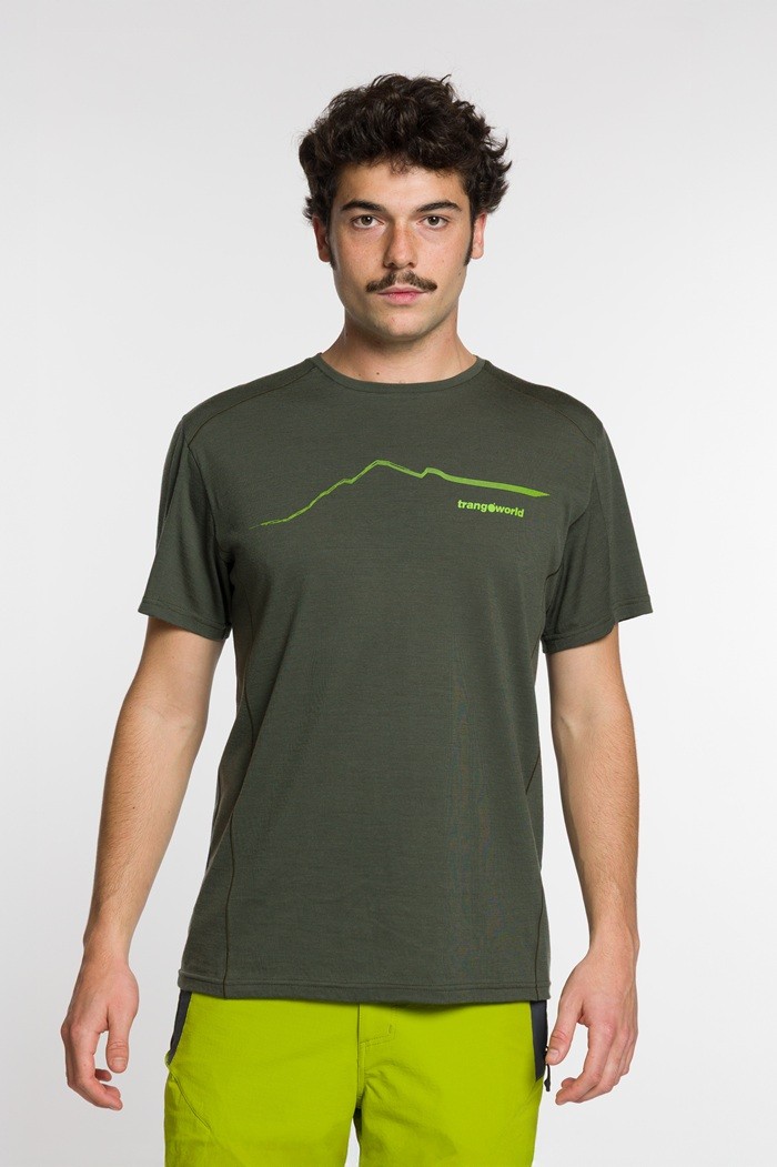 Мерино тениска - Trangoworld - T-Shirt Men Serneus - Deep depths